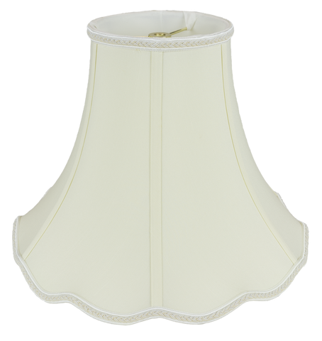 Bell Scallop Bottom Shantung with Piping