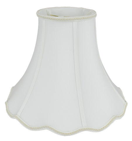 Bell Scallop Bottom Shantung with Piping