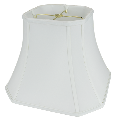 Square Cut Corner Shantung with Piping
