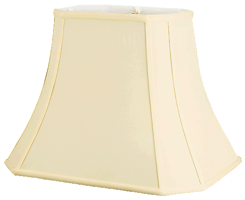 Shantung Rectangle Cut Corner with Piping