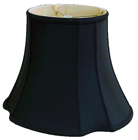 French Oval Shantung with Gold Lining and Piping