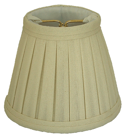 2" Box Pleat Homespun Linen Soft Back 