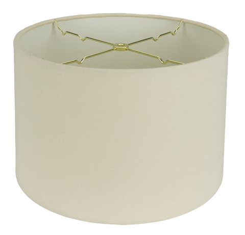 Homespun Linen Hand Rolled Edge Drum Hardback