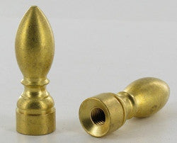 Unfinished Brass Bullet Finial