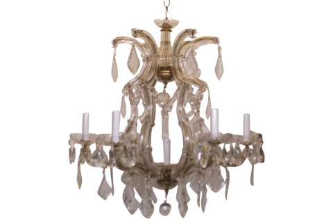Maria Theresa Six Light Crystal Chandelier