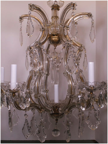 Maria Theresa Six Light Crystal Chandelier